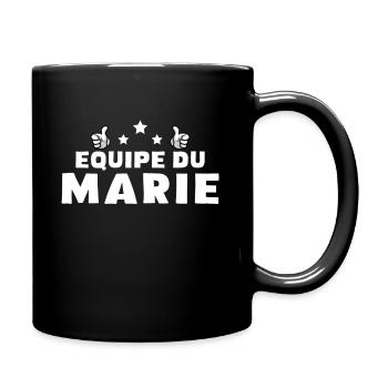 Équipe Du Marie Citation De Fête De Célibataire - Mug uni - noir - Droite