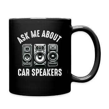 Autoradio pour haut-parleurs d’installateur audio Basse de voiture - Mug uni - noir - Droite