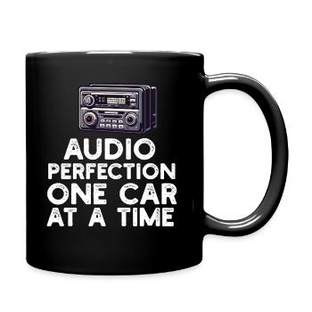 Autoradio pour haut-parleurs d’installateur audio Basse de voiture - Mug uni - noir - Droite