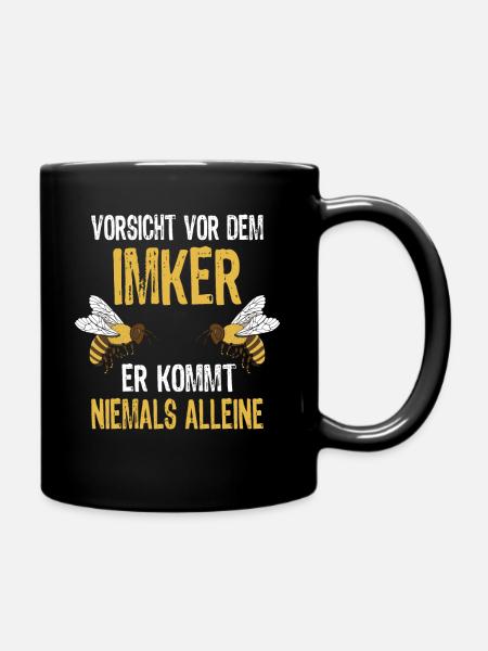 Imker Bienen Imkerei - Tasse einfarbig - Schwarz