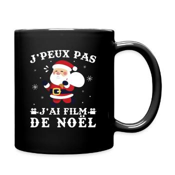 J'peux pas j'ai film de Noël - Mug uni - noir - Droite