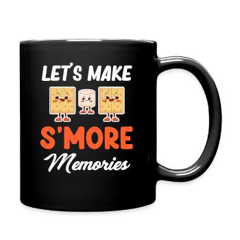 Lassen Sie Uns S'more Memories Glamping - Tasse einfarbig - Schwarz - Rechts