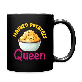 Amateur de purée de pommes de terre Nourriture de pommes de terre au beurre drôle - Mug uni - noir - Droite