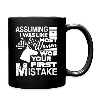 Barrel Racing Women Love Barrel Racing - Full Colour Mug - black - Right