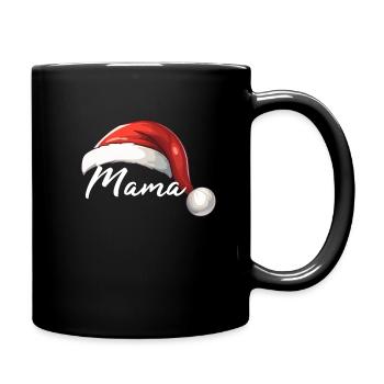 Mama Elf - Tasse einfarbig - Schwarz - Rechts
