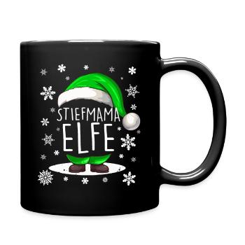 Stiefmama Elf - Tasse einfarbig - Schwarz - Rechts