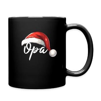 Opa Elf - Tasse einfarbig - Schwarz - Rechts