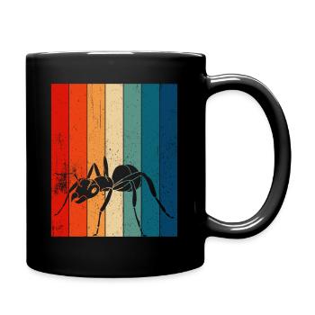 Antkeeping Ameisenzucht Ameisen - Tasse einfarbig - Schwarz - Rechts
