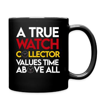 Watch Collector Horologist Collecting Watches - Full Colour Mug - black - Right