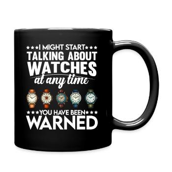 Watch Collector Horologist Collecting Watches - Full Colour Mug - black - Right