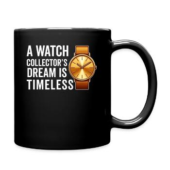 Watch Collector Horologist Collecting Watches - Full Colour Mug - black - Right