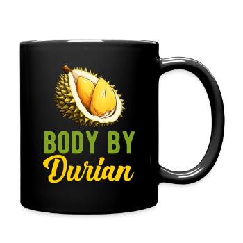 Durian Fruit Lover Drôle Durio Zibethinus Hommes - Mug uni - noir - Droite