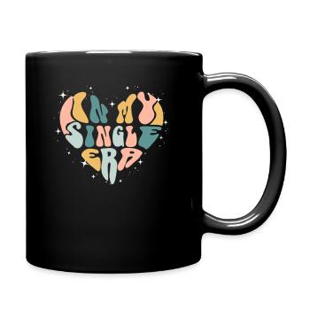 In My Single Era Funny Single Life - Full Colour Mug - black - Right