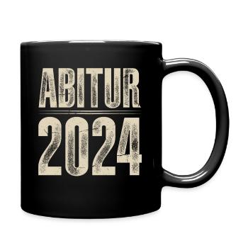Abitur 2024 - Tasse einfarbig - Schwarz - Rechts