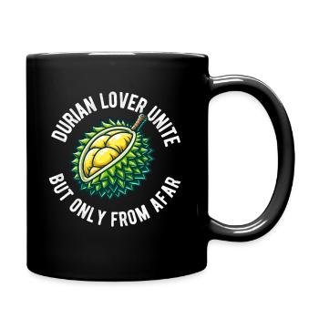 Durian Fruit Lover Funny Durio Zibethinus Men - Full Colour Mug - black - Right