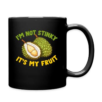 Durian Fruit Lover Drôle Durio Zibethinus Hommes - Mug uni - noir - Droite