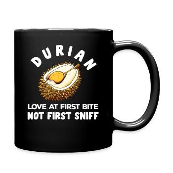 Durian Fruit Lover Drôle Durio Zibethinus Hommes - Mug uni - noir - Droite