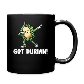 Durian Fruit Lover Drôle Durio Zibethinus Hommes - Mug uni - noir - Droite