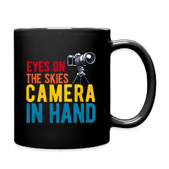 Astrophotography Astrophotographer Astronomy - Full Colour Mug - black - Right