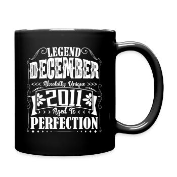 December 2011. Birthday gift December 2011 - Full Colour Mug - black - Right