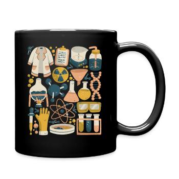 Chemie - Tasse einfarbig - Schwarz - Rechts