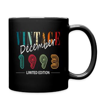 Décembre 1993 Anniversaire Décembre 1993 Décembre - Mug uni - noir - Droite