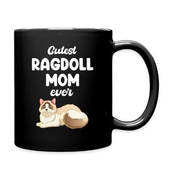Niedlichste Ragdoll Mama Aller Zeiten Tierarzt - Tasse einfarbig - Schwarz - Rechts