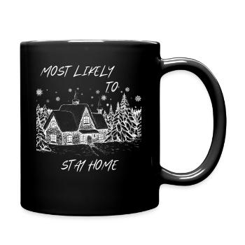 Il est préférable de rester à la maison pour les vacances - Mug uni - noir - Droite