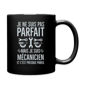Humour mécanicien mécano - Mug uni - noir - Droite