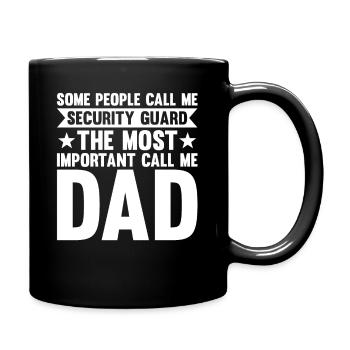 Security Kleidung Security Zubehör - Tasse einfarbig - Schwarz - Rechts