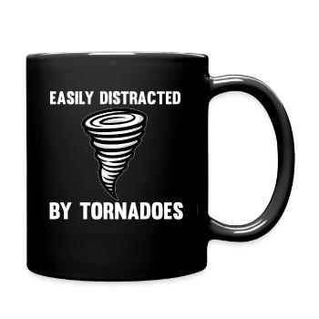 Tornado Chaser Storm Chasing Men Women Kids - Full Colour Mug - black - Right