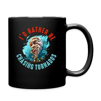 Tornado Chaser Storm Chasing Men Women Kids - Full Colour Mug - black - Right