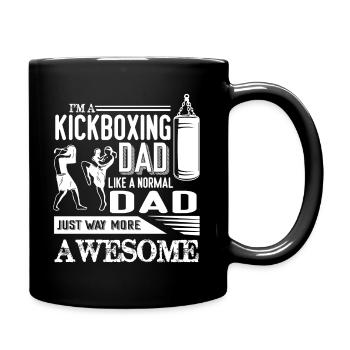 Kickboxing I'm A Kickboxing Dad - Full Colour Mug - black - Right