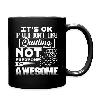 Quilting I Like Quilting - Full Colour Mug - black - Right