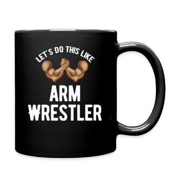 Let's do it like a - Full Colour Mug - black - Right