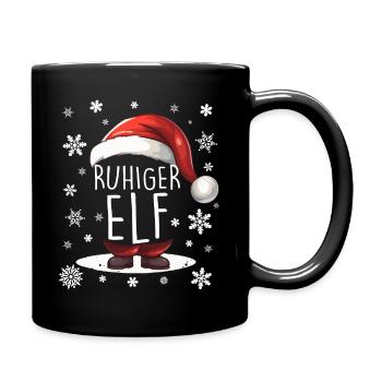 Ruhiger Elf - Tasse einfarbig - Schwarz - Rechts
