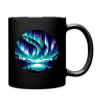 Northern lights - Full Colour Mug - black - Right