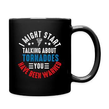 Tornado Chaser Storm Chasing Men Women Kids - Full Colour Mug - black - Right