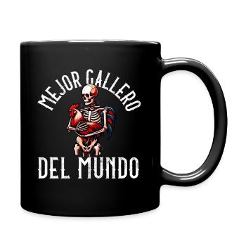 Gallero Pelea De Gallos Hombre Papá Padre Tío - Full Colour Mug - black - Right