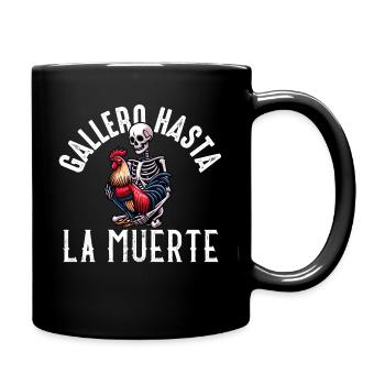 Gallero Pelea De Gallos Hombre Papá Padre Tío - Full Colour Mug - black - Right