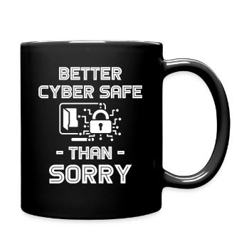 Mieux vaut prévenir que guérir - Mug uni - noir - Droite