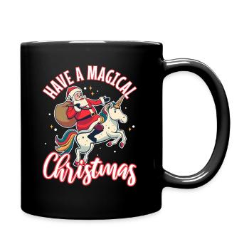 Have a magical christmas - Full Colour Mug - black - Right