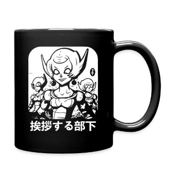 Pour Weebs : Salutations aux amateurs de manga et d’anime - Mug uni - noir - Droite