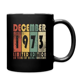Décembre 1973 Cadeau d’anniversaire Décembre 1973 - Mug uni - noir - Droite