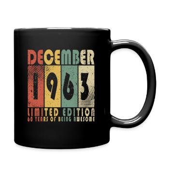 Dezember 1963 - 1963 Dezember - Tasse einfarbig - Schwarz - Rechts