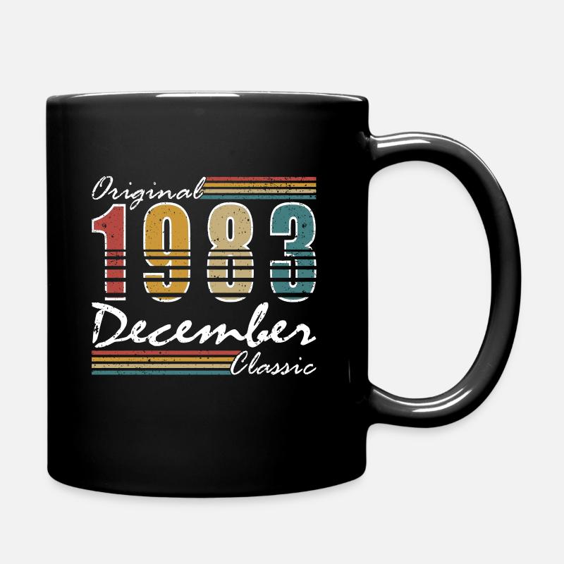 40 ans - quarante ans décembre 1983 - Mug uni - noir