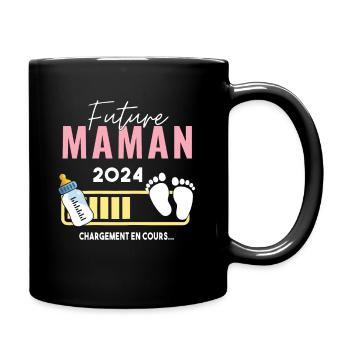 Future Maman 2024 Annonce Grossesse Maman 2024 - Mug uni - noir - Droite