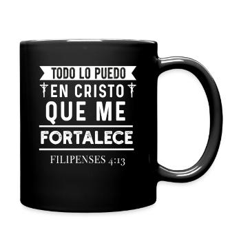 Camiseta Cristiana Para Mujer En Espanol Spanish - Full Colour Mug - black - Right