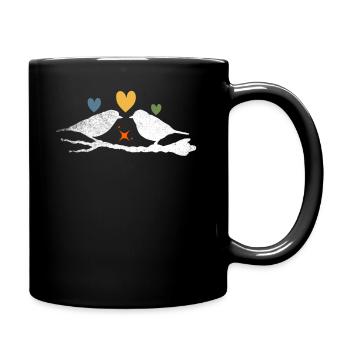 Bird Watching Birder Ornithologist Bird Lover - Full Colour Mug - black - Right