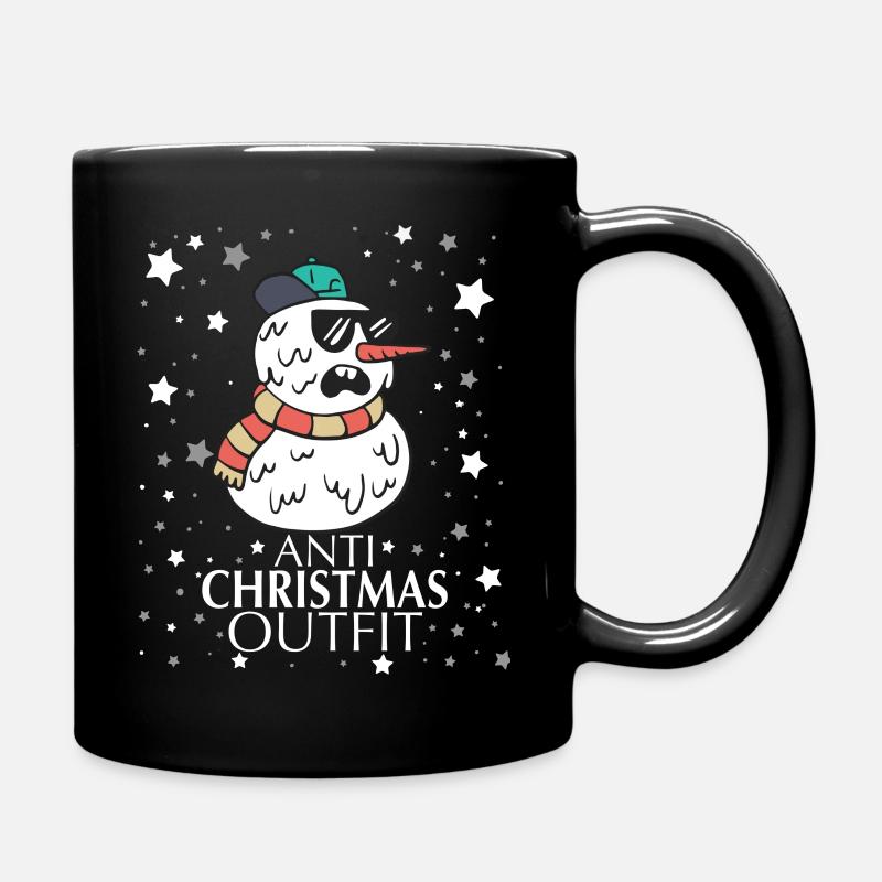 Anti Weihnachten - Tasse einfarbig - Schwarz